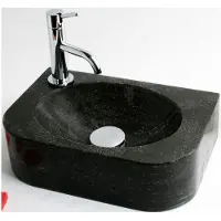 Sanilux Fonteinpack flow hardsteen links 35x24x10 cm