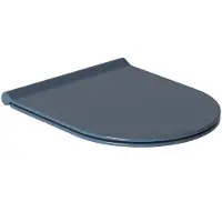 Salenzi Toiletzitting Form Slim met Softclose Glans Blauw