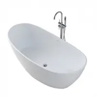 Boss & Wessing Bws vrijstaand bad solid surface type1 179.5x84.5x64 cm mat wit