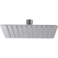 Boss & Wessing Bws hoofddouche hera ufo vierkant ultra plat 20 cm rvs