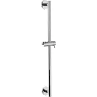 Boss & Wessing Bws glijstang messing rond met glijstuk 65 cm chroom