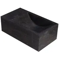 Forzalaqua Fontein kalmar xs hardsteen gezoet 29x16x10 cm zonder kraangat links