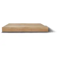 Gliss Design Wastafelblad Massief Hout Rechte Afwerking 100 cm Natuurlijke Olie