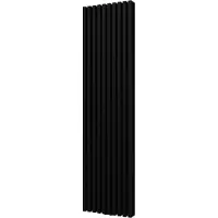 Boss & Wessing Handdoekradiator bws siela dubbel 180x46,2 cm mat zwart