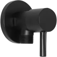 Boss & Wessing Hoekstopkraan bws nero 1/2" mat zwart