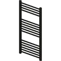 Boss & Wessing Radiator bws wingrave 100x60 cm mat zwart zij-onderaansluiting