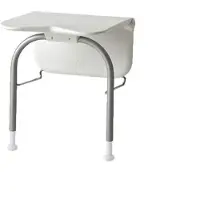 Etac Douchezitting relax met steunpoten 40x45 cm kunststof wit