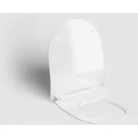Clou Hammock Dunne Zitting En Deksel Met Soft Closing Systeem en Quick Release Systeem Glanzend Wit 37x43x5cm