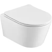 Sanilux Wandcloset easy flush rimfree compact met slim flatline softclose zitting