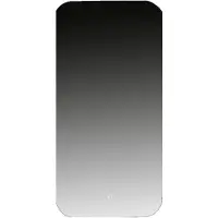 Xenz Badkamerspiegel limone 50x100 cm met ledverlichting en spiegelverwarming