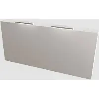 Boss & Wessing Spiegelkast bws valencia 150x70x16 cm met twee deuren carrara mat