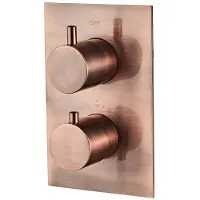 Boss & Wessing Inbouw douche thermostaat bws koper geborsteld koper