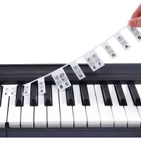 INF Verwijderbare piano- en keyboardlabels 88 toetsen