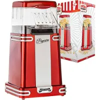 GADGY Popcorn Machine Retro - Hete Lucht Popcorn Maker- 26,5 x 14 CM - Funcooking voor Party & Kids