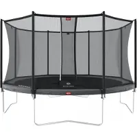 Berg Trampoline Favorit Grey 380 + Safety Net Comfort