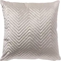 Dutch decor DUKE - Kussenhoes 40x40 cm - subtiel geometrisch patroon - Pumice Stone - beige - met rits - zonder binnenkussen