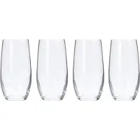 Excellent houseware set van 4x drinkglazen/waterglazen van 360 ml - Drinkglazen