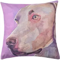 Clayre & Eef Bruine Kussenhoes hond 43*43 cm KT021.229