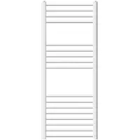 ECD-Germany Badkamerradiator Sahara 500x1200 mm Wit recht met zijaansluiting