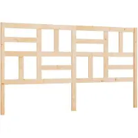 vidaXL Hoofdbord 206x4x104 cm massief grenenhout