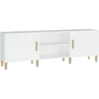 vidaXL Tv-meubel 150x30x50 cm bewerkt hout wit
