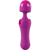 Auxfun Mini Magic Wand Massager Vibrator met Verstelbare Hoek