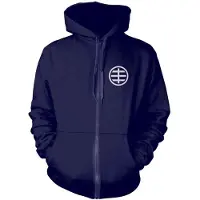 Ginza.se Hüsker Dü Vest met capuchon -S- Circle Logo 1 Blauw