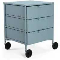 Kartell Mobil Mat Container 3 containers | Mat Light Blue