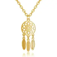 LGT JWLS Dromenvanger Ketting Dames Goudkleurig Edelstaal