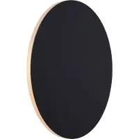 Lucide EKLYPS LED - Wandlamp - Ø 25 cm - LED - 1x9W 3000K - Zwart