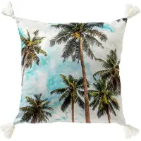 Dutch decor - BAHAMAS - Kussenhoes 45x45 cm Snow White - wit