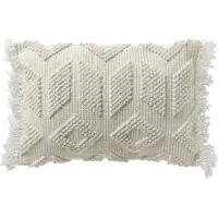 Dutch decor - ODIN - Kussenhoes 40x60 cm van 90% gerecycled polyester - in effen kleur - Eco Line collectie - Snow White