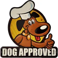 Clayre & Eef Wanddecoratie 50x50 cm Bruin Geel Ijzer Dog Approved Muurdecoratie Wandversiering Tekstbord