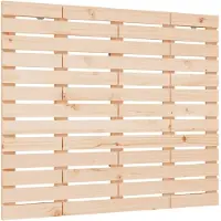 vidaXL Hoofdbord wandmontage 106x3x91,5 cm massief grenenhout
