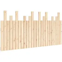 vidaXL Hoofdbord wandmontage 159,5x3x80 cm massief grenenhout