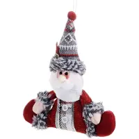 Springos Kerstversiering Kerstdecoratie voor binnen Kersthanger Kerstman 15cm 1 stuk