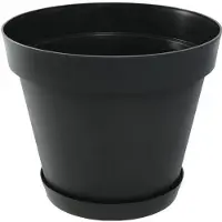 Eda Bloempot EDA Tuscan Grijs Donker grijs Rond Cirkelvormig Ø 60 x 47 cm