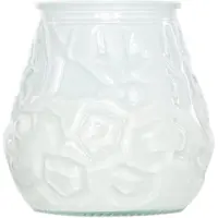 COSY&TRENDY Cosy & Trendy mini lowboy tafelkaars - wit - 17 Branduren - 7 cm - kaars