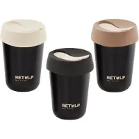 Retulp Travel Mug - Voordeel pakket - Koffiebekers to go - Koffiebeker 3 stuks - Black - 275 ml