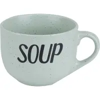 COSY&TRENDY Cosy & Trendy Soepkom - groen - 11 cm - 510 ml - Soepbeker - kommetje - schaaltje