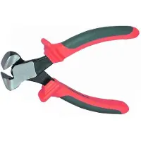 Hofftech Mini kopkniptang - 110 mm - Comfortabele grip - Gesmede koolstofstalen bekken - Hoogfrequent geharde snijkanten