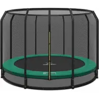 Magic Circle Pro Ingraaf Trampoline 366 cm Groen met veiligheidsnet