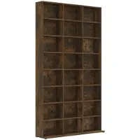vidaXL Cd-kast 102x23x177,5 cm bewerkt hout gerookt eikenkleurig