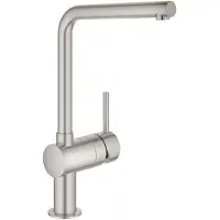 GROHE Minta keukenkraan met L uitloop RVS