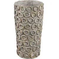 Ptmd collection PTMD Bloempot Ginte - 16x16x30 cm - Cement - Grijs
