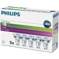 Philips 70029400 Gloeilamp-lamp Energielabel F (A - G) GU10 Reflector 4.6 W Warmwit (Ø x h) 50 mm x 54 mm 5 stuk(s)