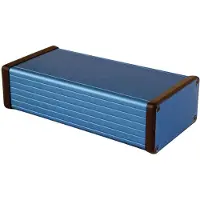 Hammond Electronics 1455K1601BU Universele behuizing 160 x 78 x 43 Aluminium Blauw 1 stuk(s)