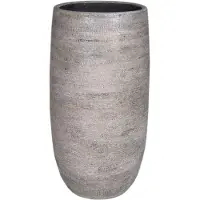 Floran Vaas mira d29h60cm industrieel wit