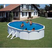 Intergard Zwembad stalen wand ovaal 730x375cm