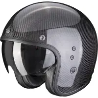 Scorpion Belfast Carbon Evo Solid Zwart Jethelm Maat L